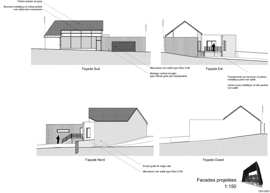 Plan-Maison-des-amis_construction-neuve_simulation_intramuros7 Plan des façades de la maison des amis