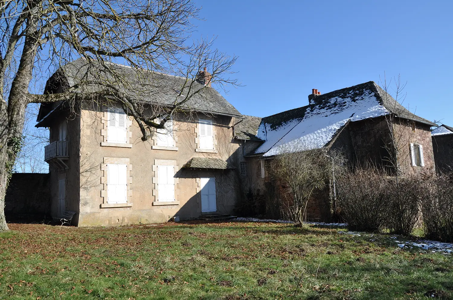 Maison de maître du Monas avant les travaux