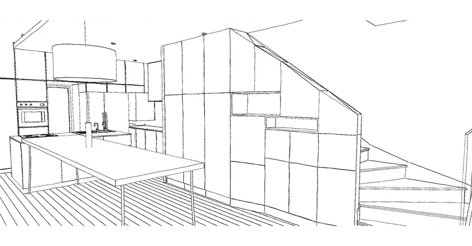 Croquis1_Maison-secondaire_renovation-architecture-interieur_intramuros-aveyron Croquis du salon