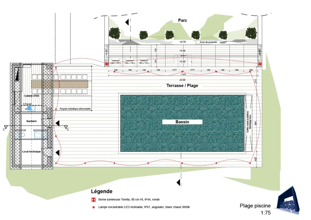 Plan-poolhouse1_Maison-secondaire_renovation-architecture-interieur_intramuros-aveyron Maison secondaire, plan de la piscine et de la pool house