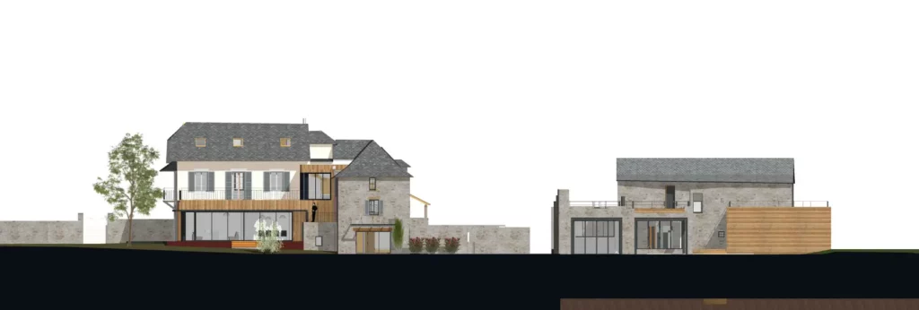 Simuation1_Maison-maitre-aveyron_renovation_architecte-intramuros Simulation de la maison de maître et de son annexe